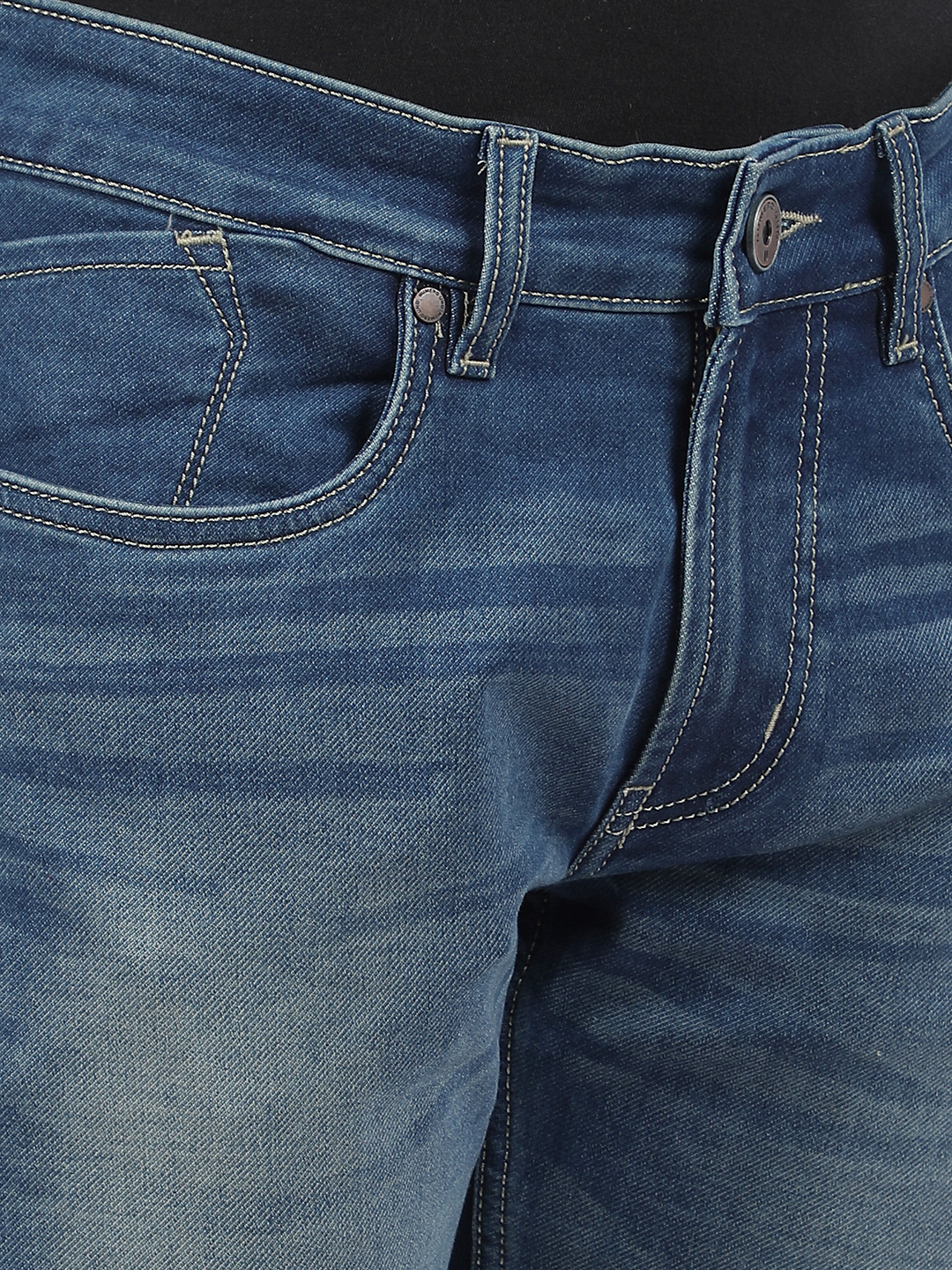 Numero Uno Men Faded Blue Jeans